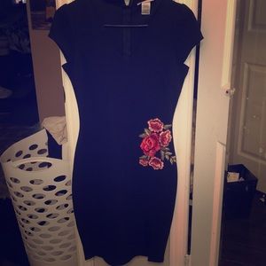 Black dress with rose 🌹